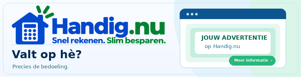 Adverteren op Handig.nu